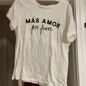 Women’s white t-shirt